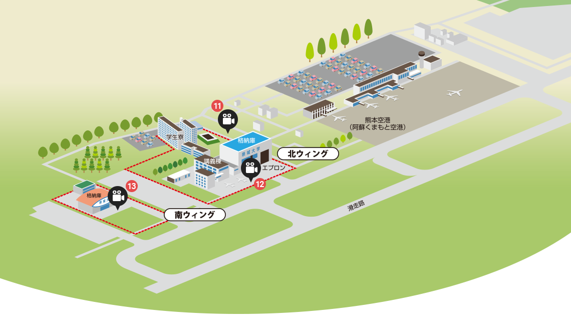 学内マップ 池田キャンパス 空港キャンパス 崇城大学